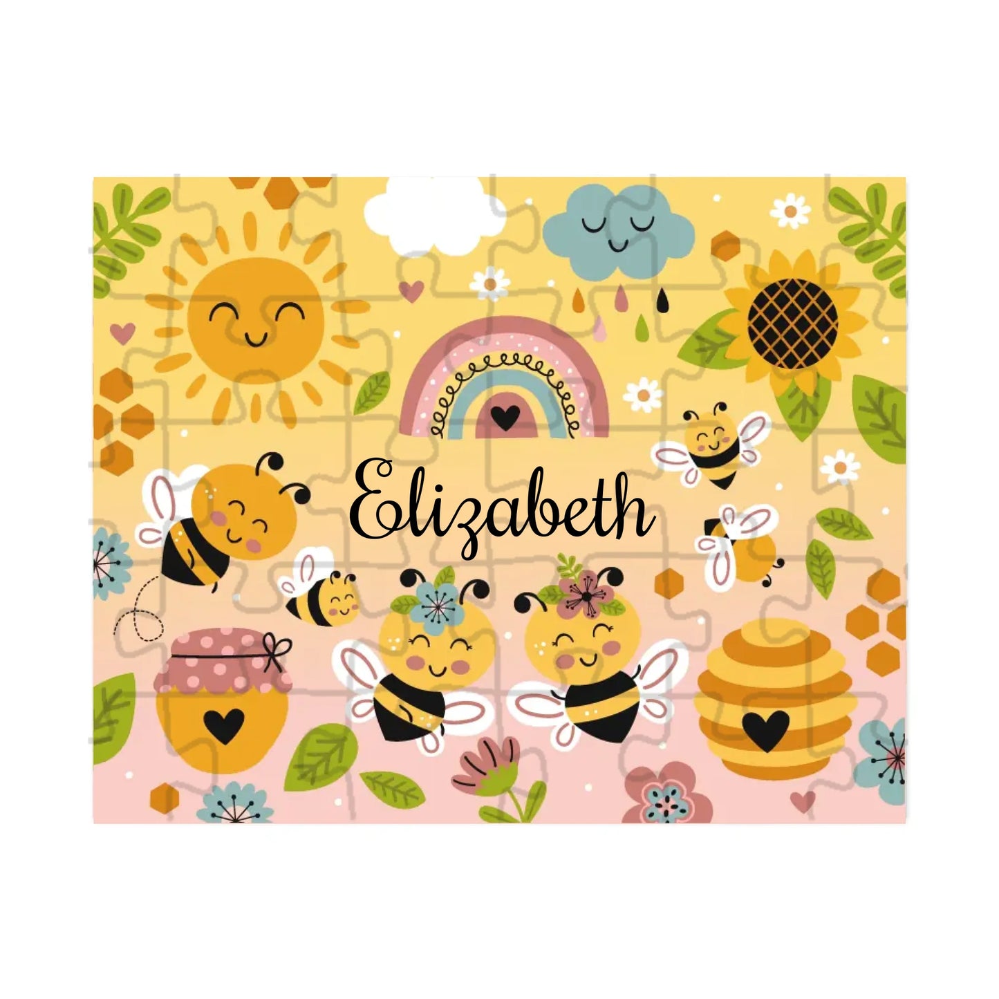 bright and fun bee happy puzzle for children learning play