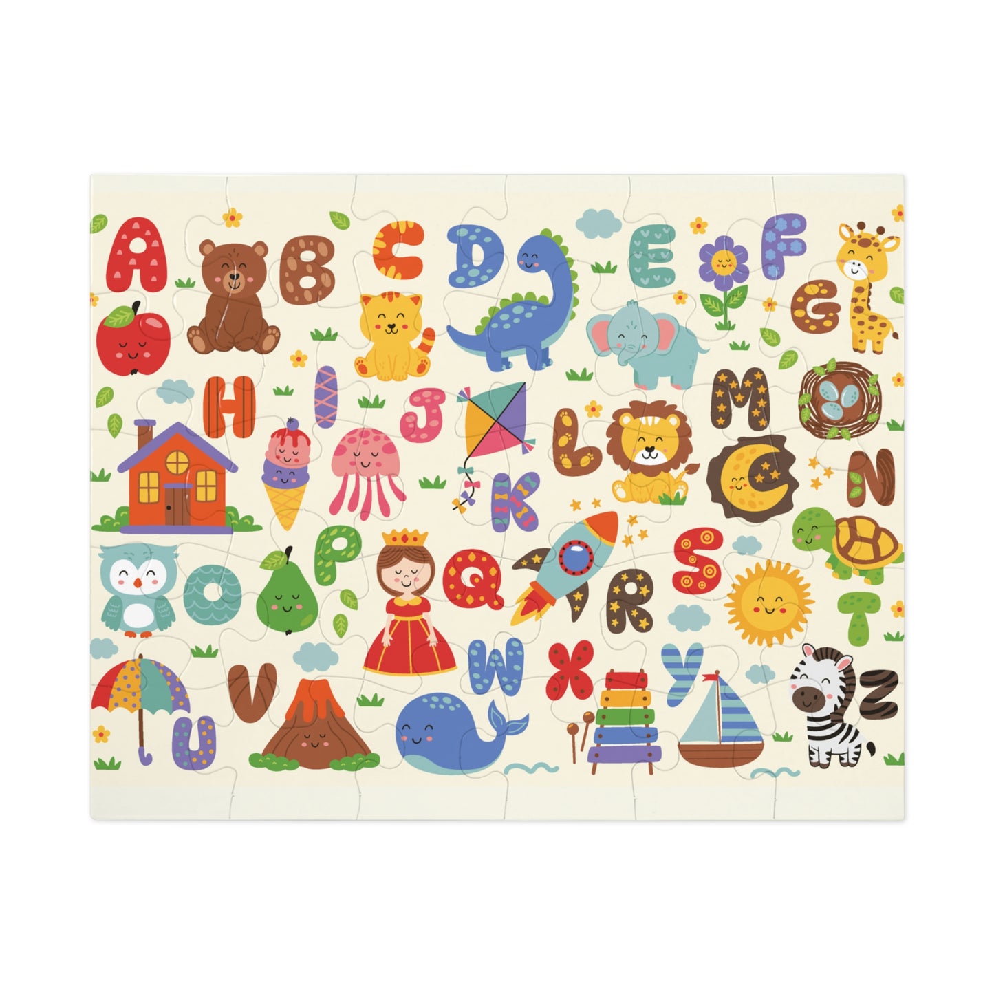 ABC Adventure Jigsaw Puzzle for Kids - Fun Learning Activity - Mimi & Pops Shop