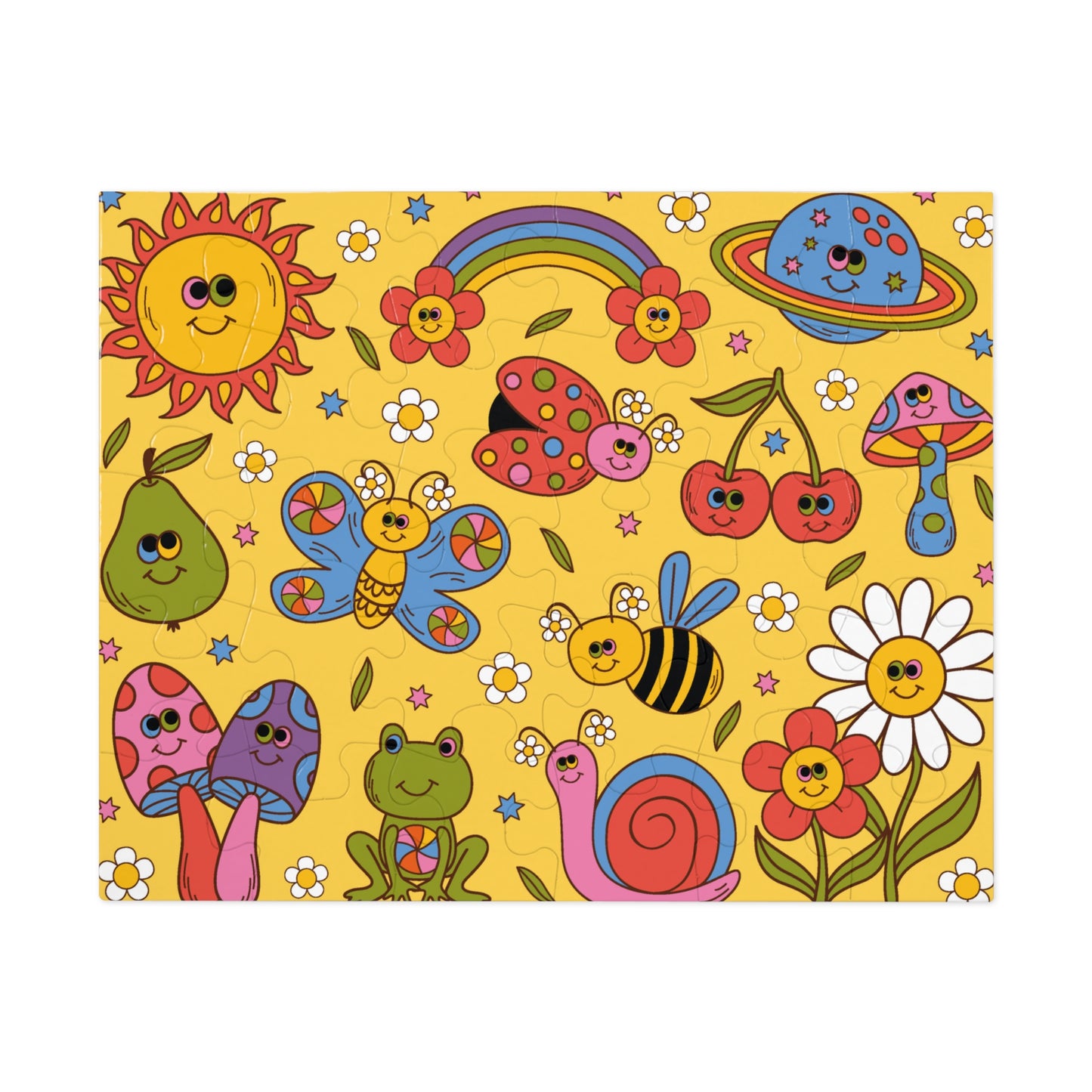 Groovy Garden Friends- Jigsaw Puzzle for Kids - Fun Learning Activity - Mimi & Pops Shop