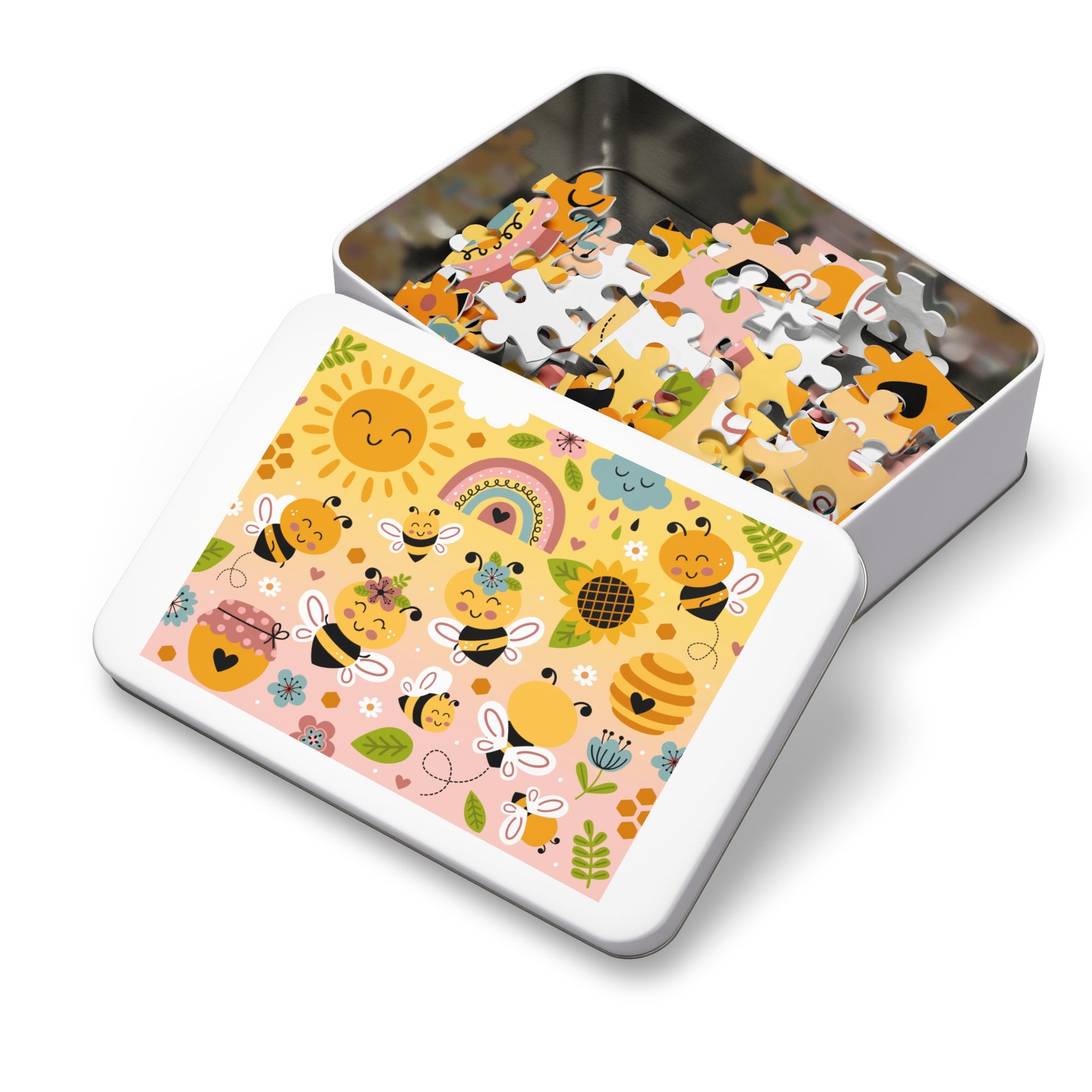 Bee Happy Jigsaw Puzzle for Kids - Fun Learning Activity - Mimi & Pops Shop