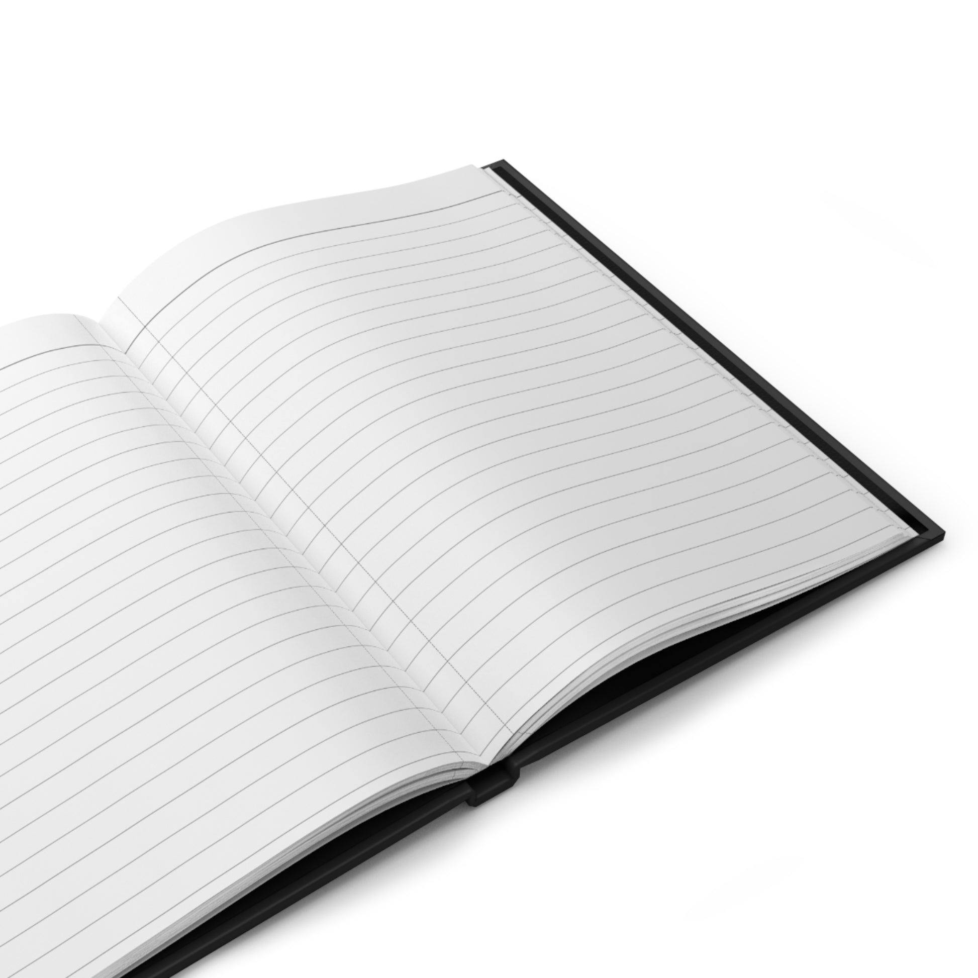 Open 'Be Still & Know' journal displaying lined pages for prayer, reflection, and daily notes