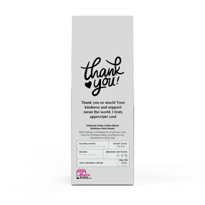 customizable coffee gift with personalized message