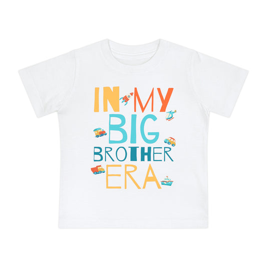 In My Big Brother Era – Baby Boy T-Shirt for New Big Brothers