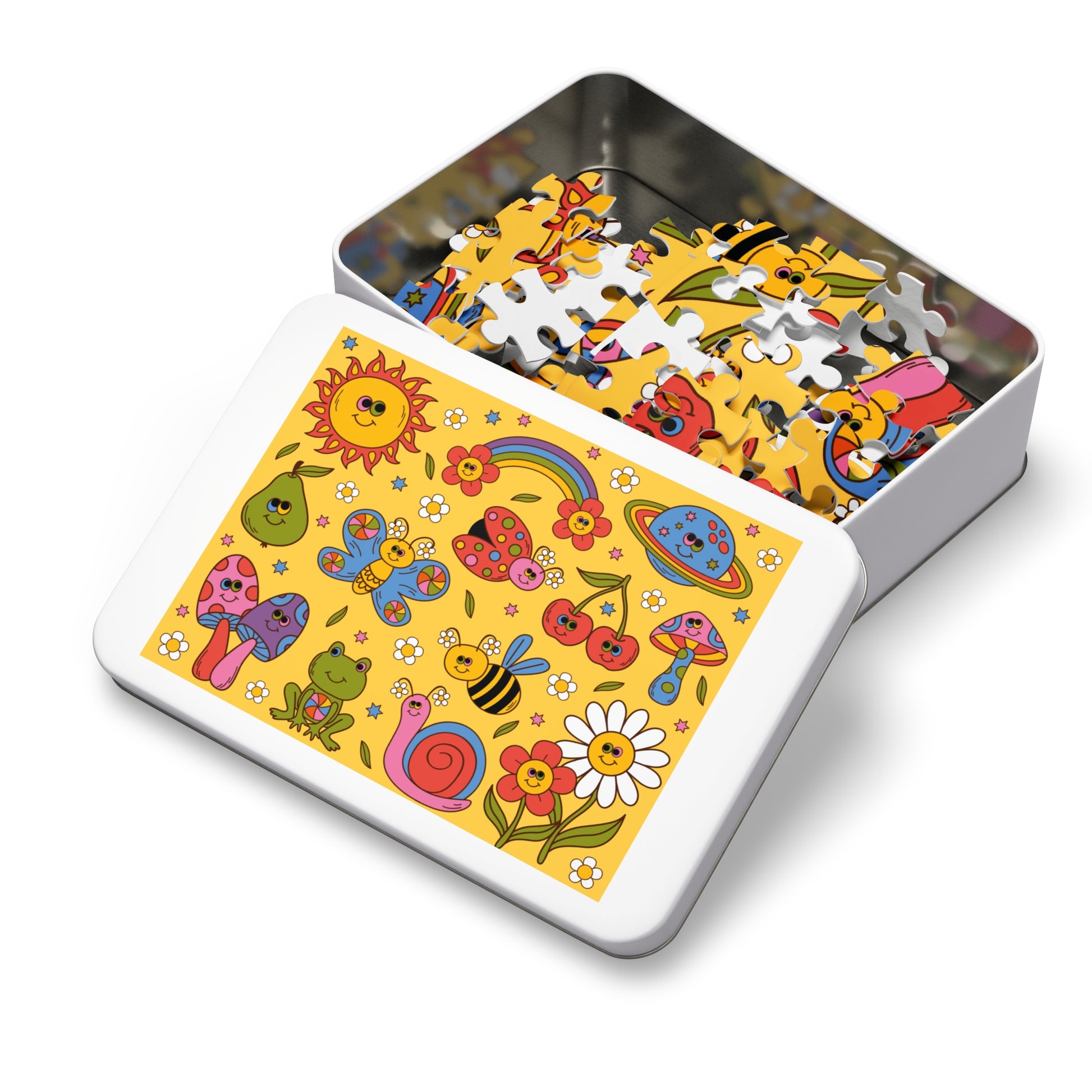 Groovy Garden Friends- Jigsaw Puzzle for Kids - Fun Learning Activity - Mimi & Pops Shop