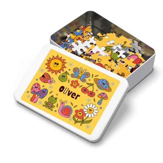 Personalized Garden Puzzle for Toddlers – Custom Name Jigsaw